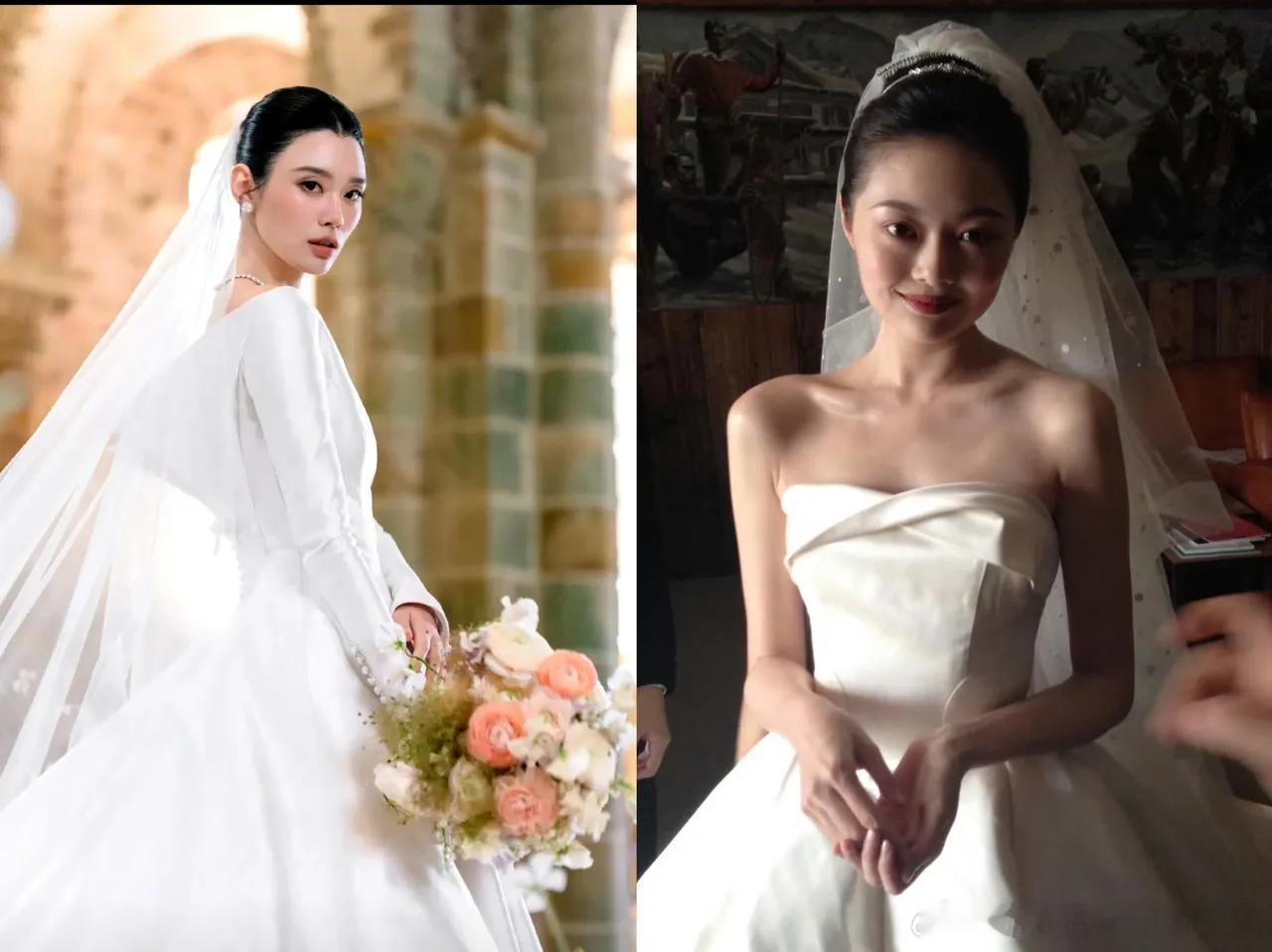 同样是古堡婚礼，同样是缎面婚纱，晚晚会羡慕奚梦瑶吗？让我来告诉你，答案是：不会！