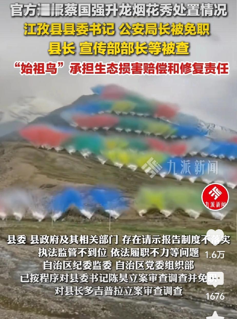 怎么也没想到，结果来的这么快！一场烟花秀，炸翻了官场的不作为。都说了，北京蔡