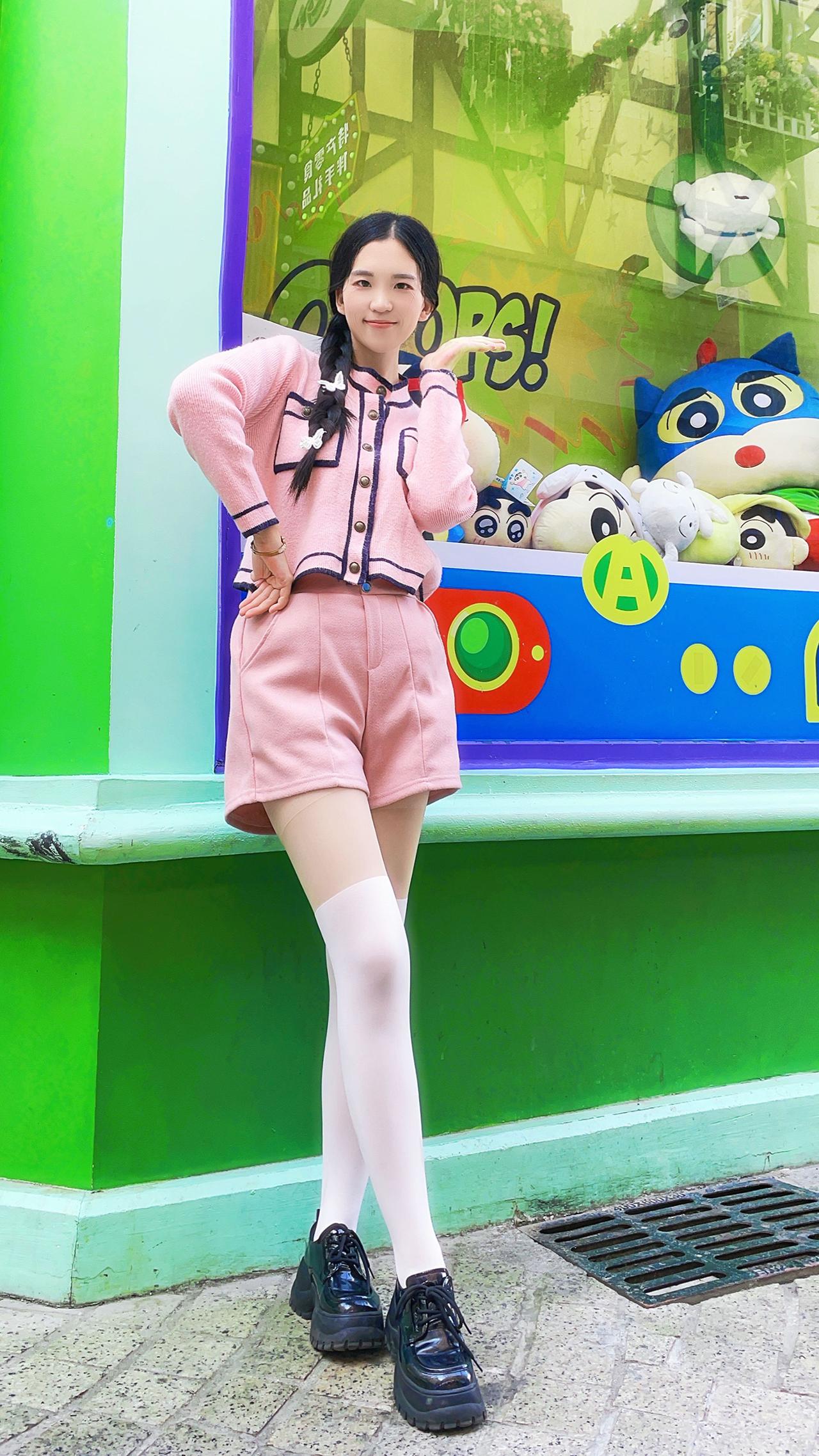 腿不直穿什么袜子过膝袜好看