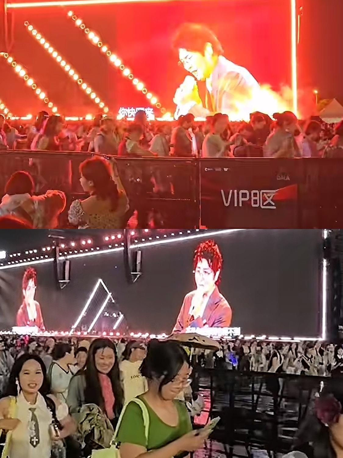 孙楠老师赚点钱真不容易啊，时代少年团表演完之后观众集体离场，反差太大了，孙楠在台