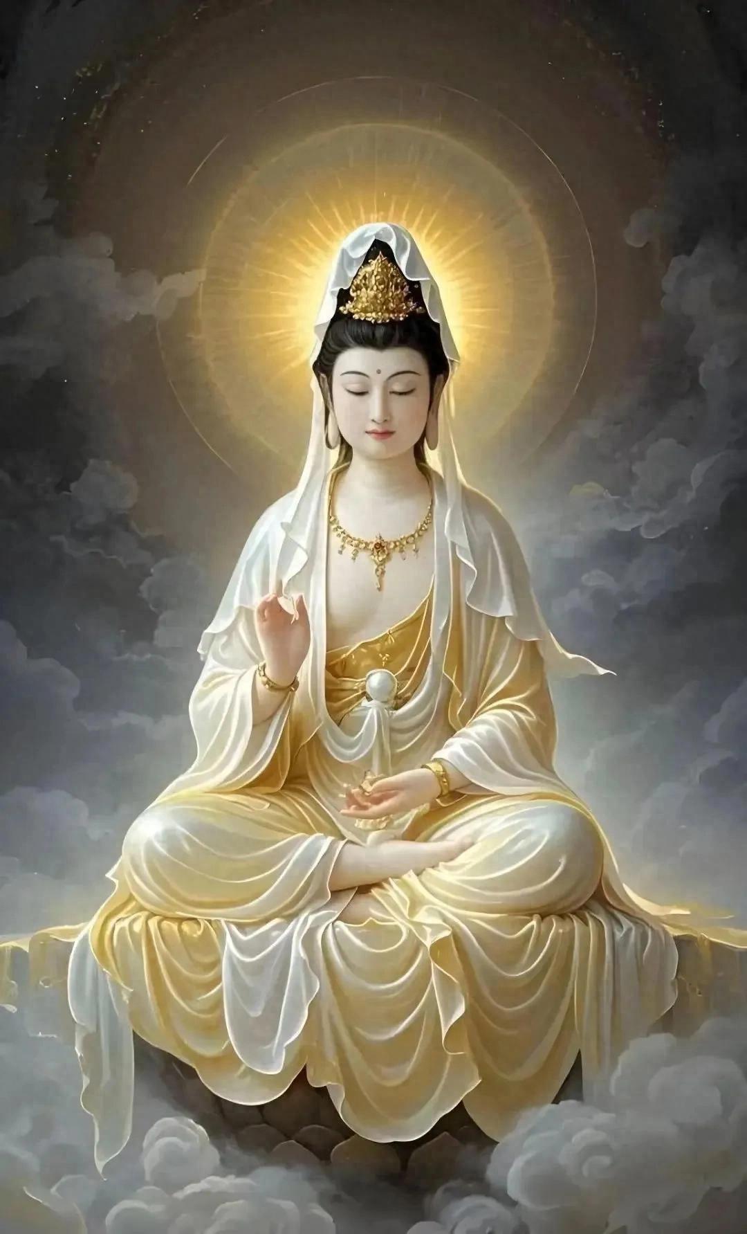 恭喜你刷到观音菩萨，有求必应，祈愿众生平安喜乐，万事胜意！