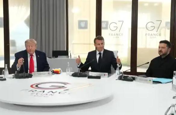 特朗普G7全程臭脸，他为啥非要拉着俄罗斯和中国入群？首先，特朗普看得比所