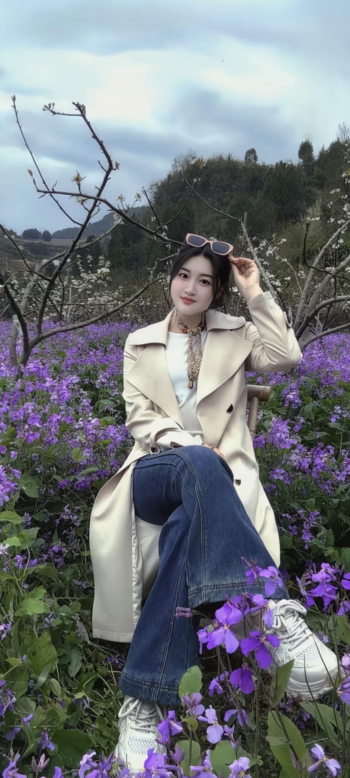 美个花圆的风景和美景，都有美女们的流念美照