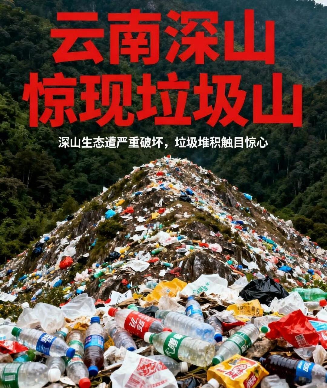 云南天然溶洞惊现5000吨垃圾堆，据调查垃圾车非法倾倒垃圾十余年，导致地下水污染