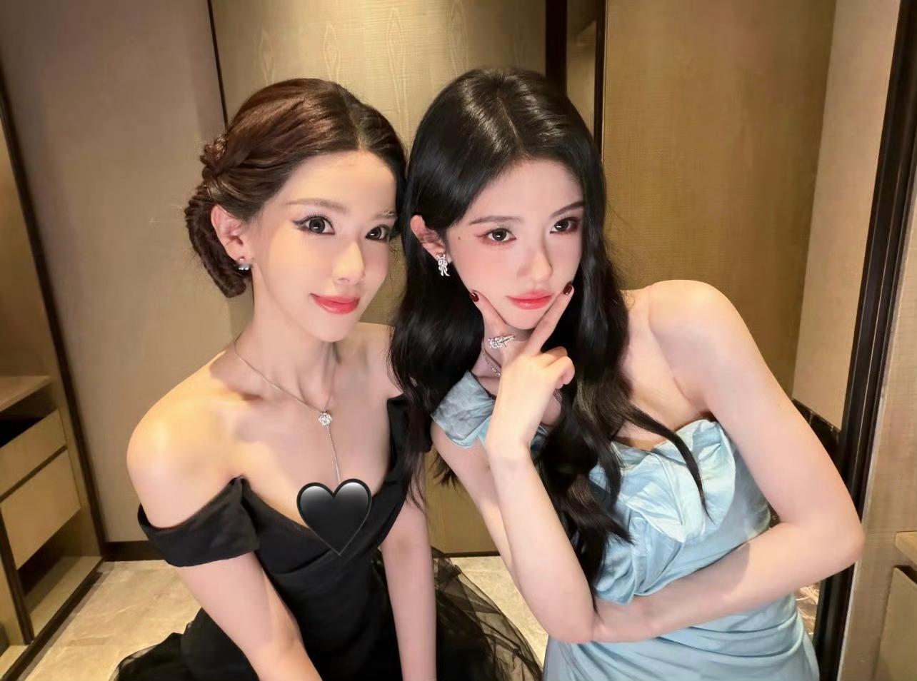 鞠婧祎你可以慢慢吃东西迅猛龙和鞠婧祎的合照，网红和明星是不是真的有壁？