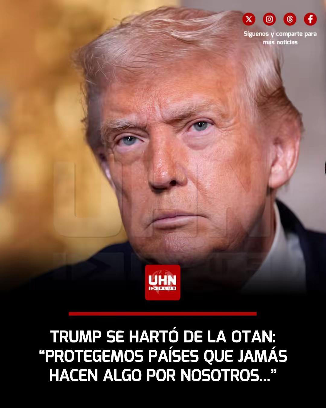 特朗普对北约国家的耐心已经耗尽。在一次措辞激烈的演讲中，特朗普直言不讳地发出