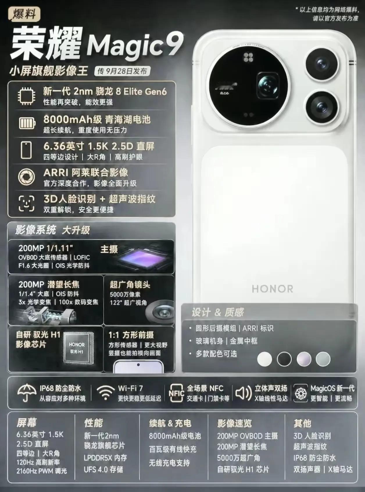 荣耀Magic9已经确定9月发布！官方此前也放话了，这一代会重点强化YOYO助手