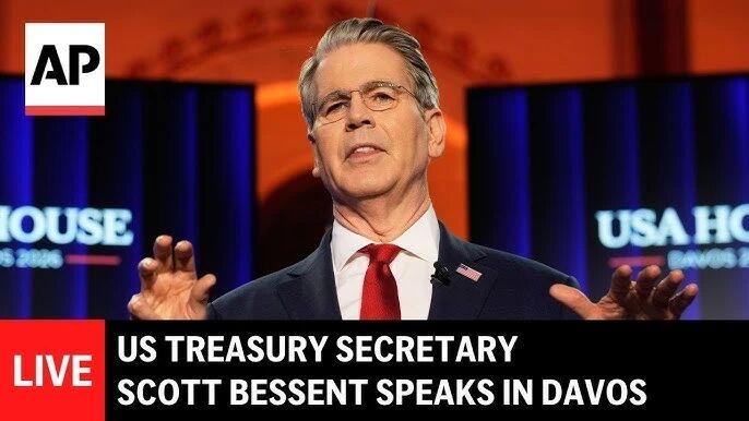 美财长贝森特在达沃斯期间接受采访称，“美国优先”并不意味着“美国孤立”，美国想要