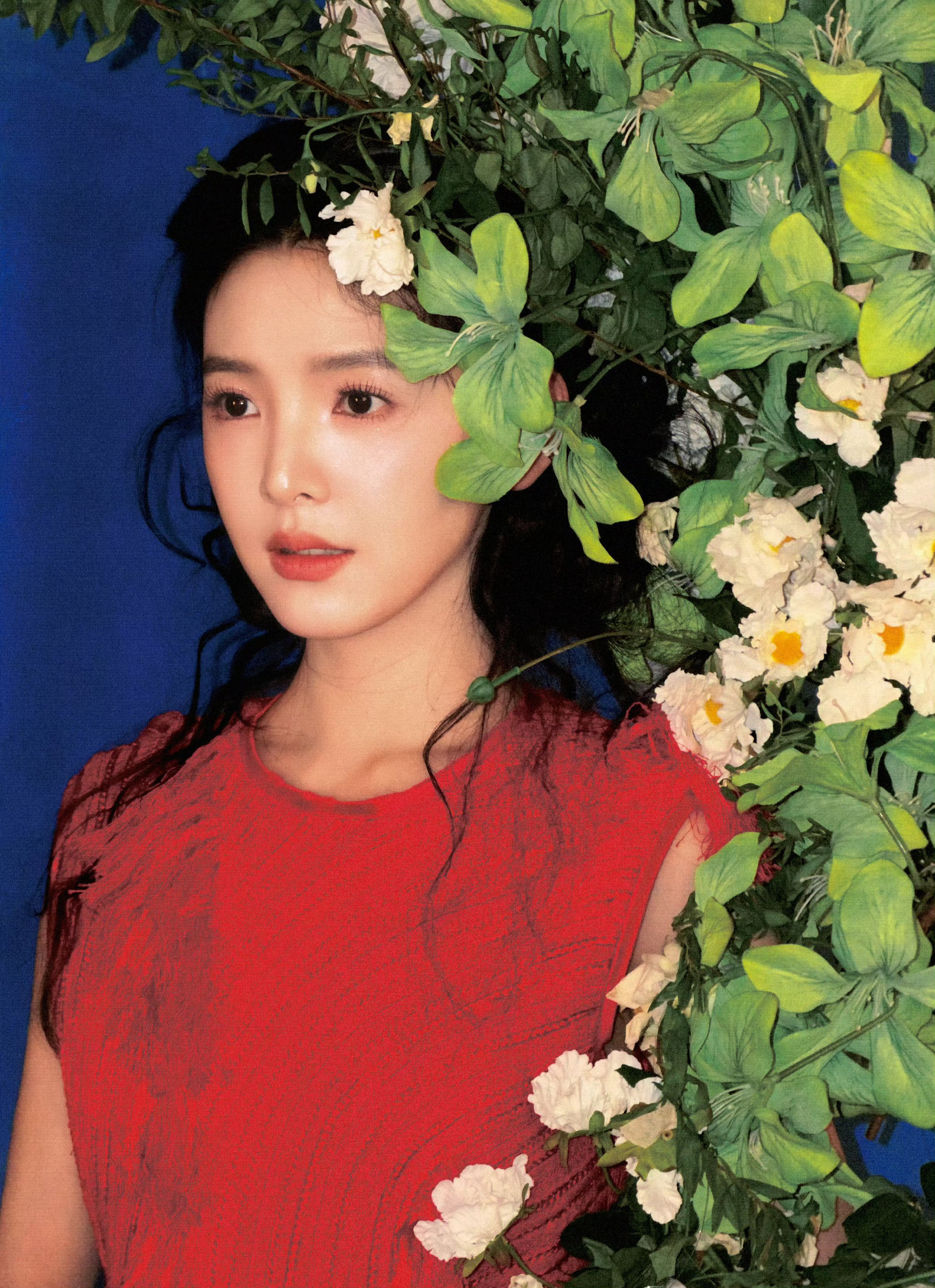 油画里走出来的美女章若楠，还是好美好美好喜欢