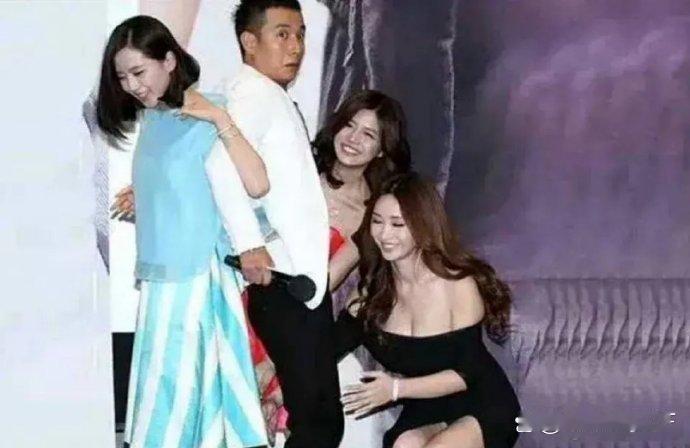 文章都尴尬了，不过他真是艳福不浅啊