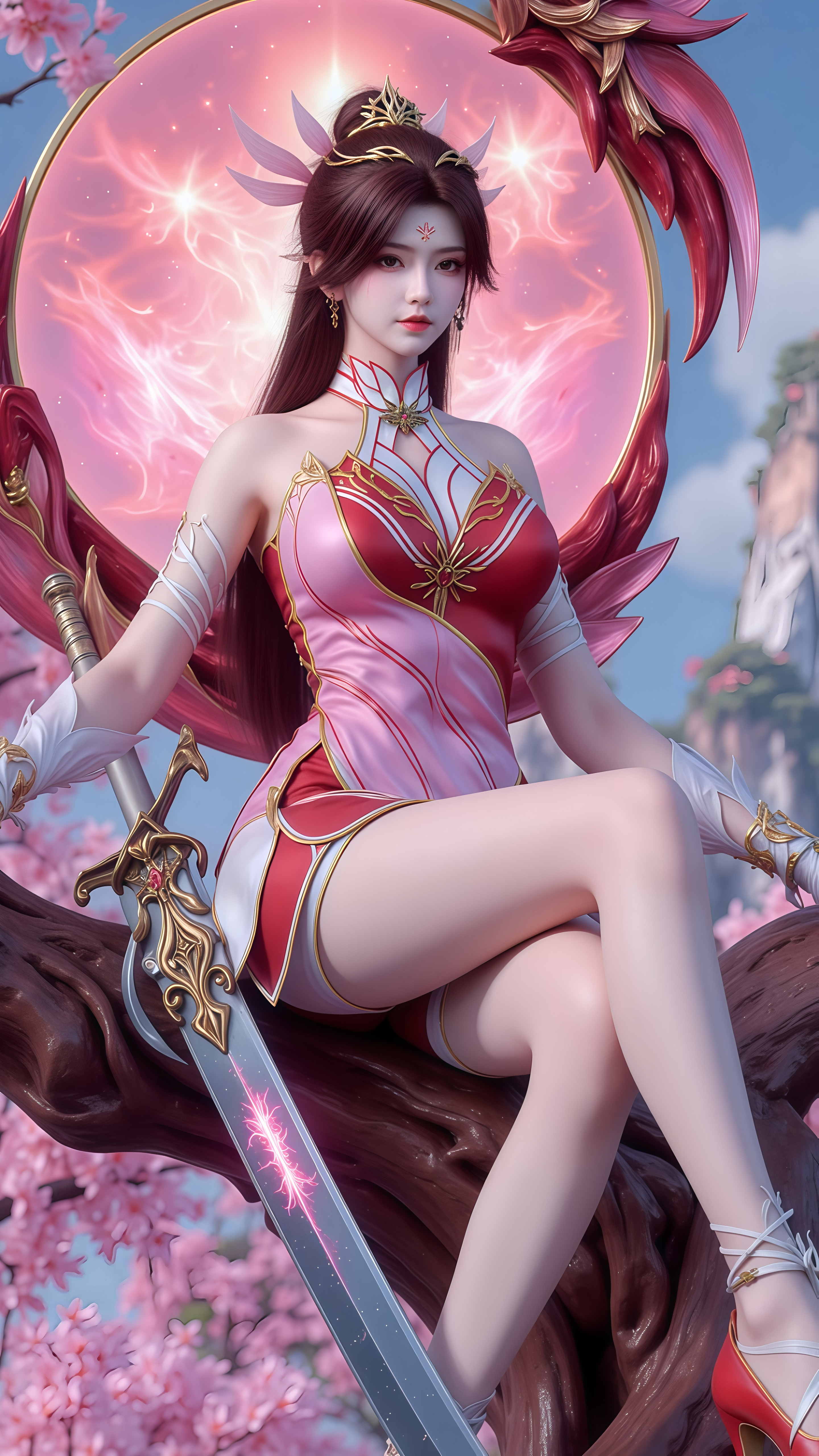 《斗破苍穹》花锦壁纸：花宗的代宗主，四星斗尊实力！