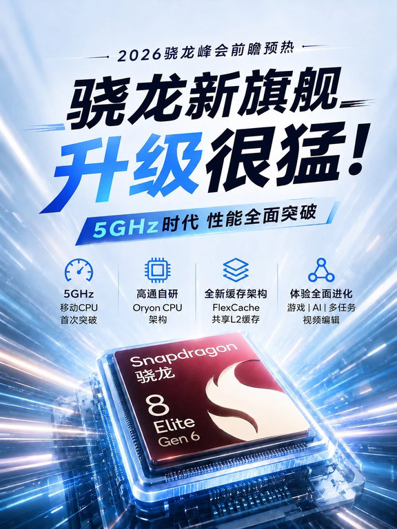 从1GHz到5GHz，骁龙这18年太狠了。