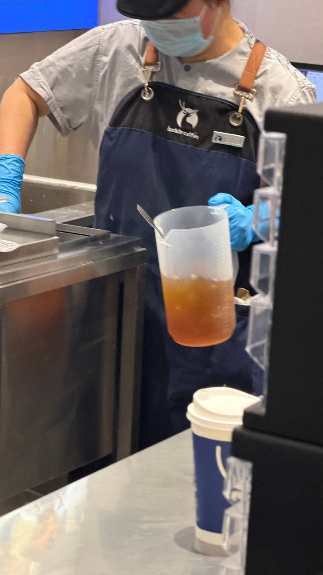 瑞幸的茉莉花香系列每天都是门店现泡的茶包好评