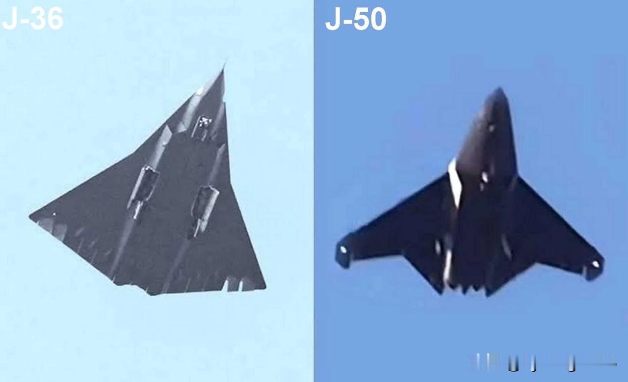 🇨🇳🇺🇸中国已开始对第六代战斗机歼-36和歼-50进行飞行测试，在新型