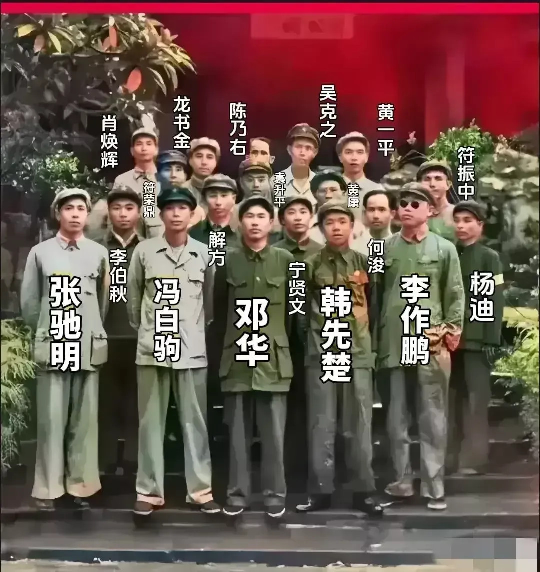 参与解放海南岛的将领们​​​