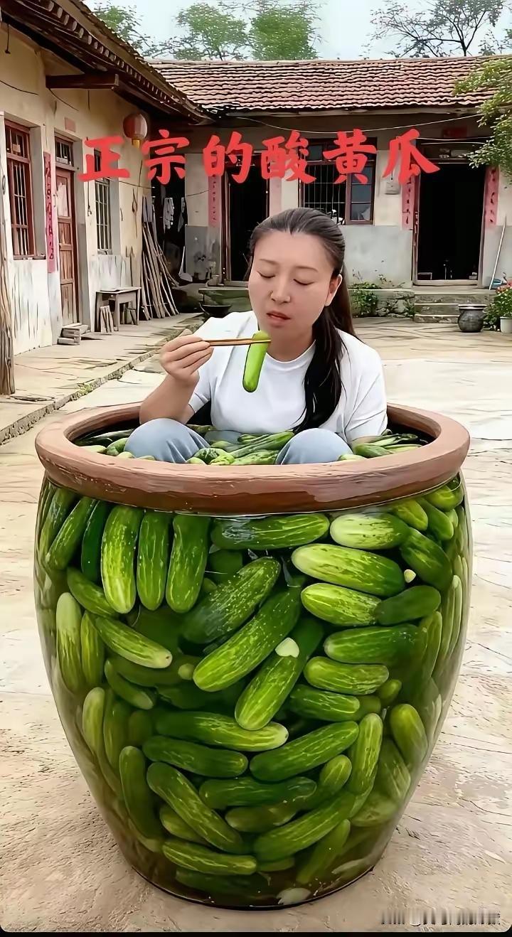 牛马、韭菜还不够，一定要加上酸黄瓜。这才够味儿！