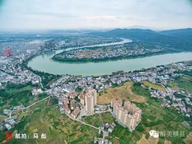 上帝眼中的横县母亲河——郁江