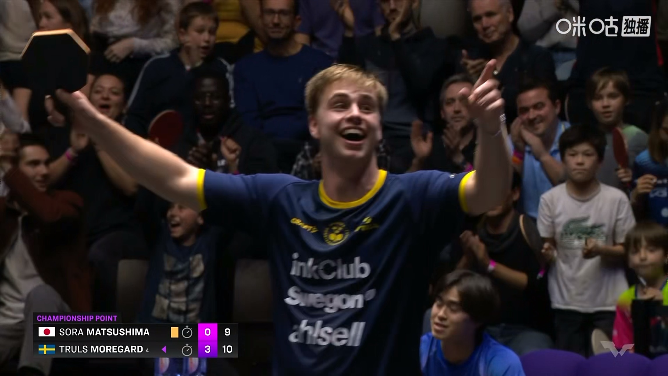 莫雷加德夺得WTT蒙彼利埃冠军赛2025男单冠军收获个人首个冠军赛🏆松岛辉空