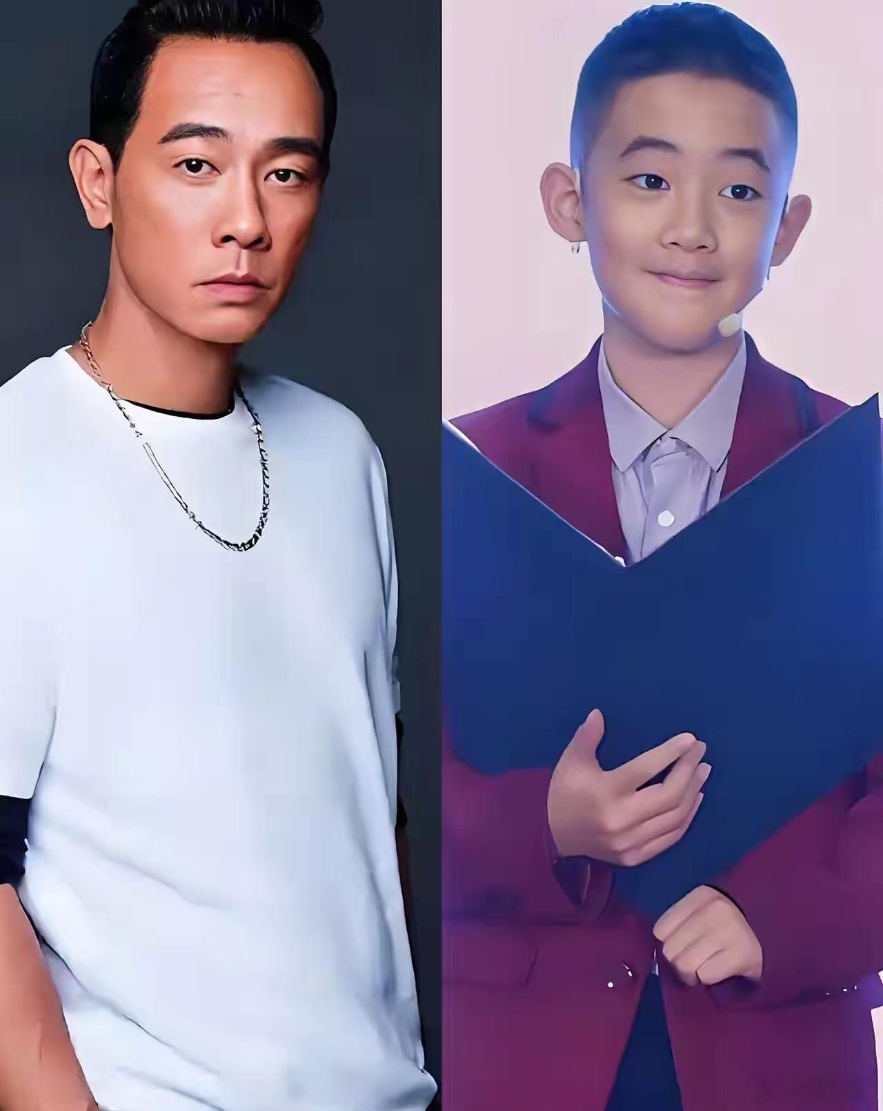 58岁的陈小春这下可以放心退休了。　他儿子Jasper真的挺让人嫉妒的。明明才1