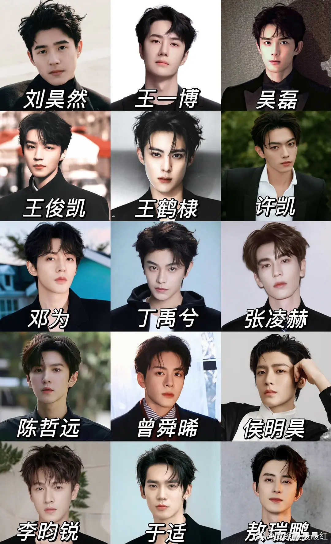 网友选的95🥜帅哥，你认同吗​​​