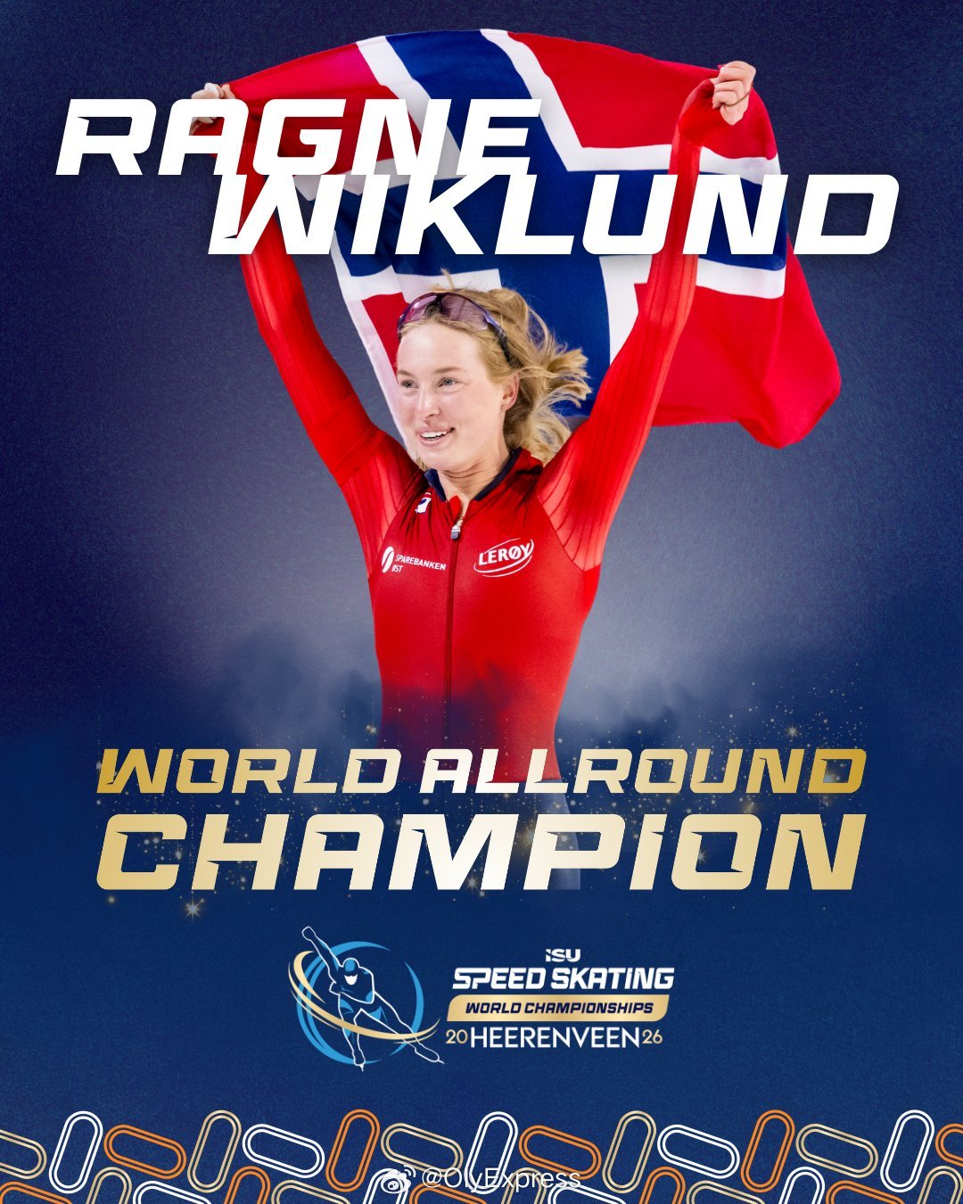 【速滑世锦赛挪威包揽男女全能冠军维克伦德成88年来第一人】国际体坛战报速递3