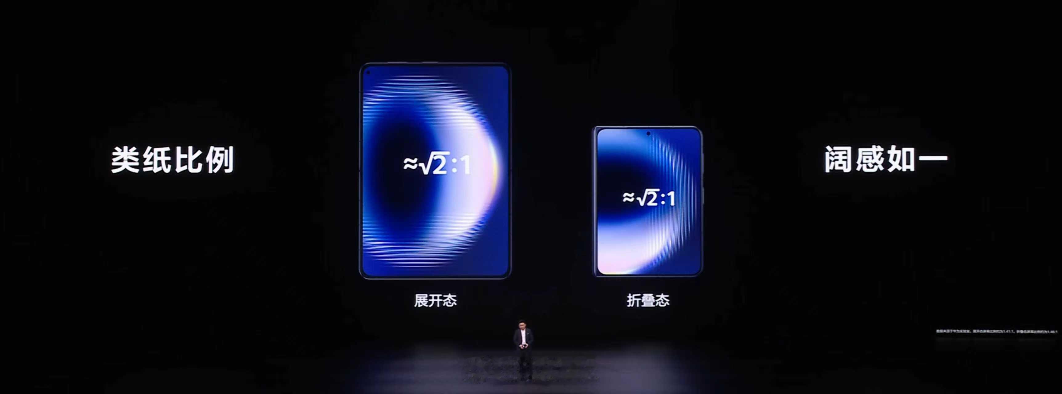 PuraXmax灵感来源于A4纸，展开态和折叠态的比例都≈√2:1