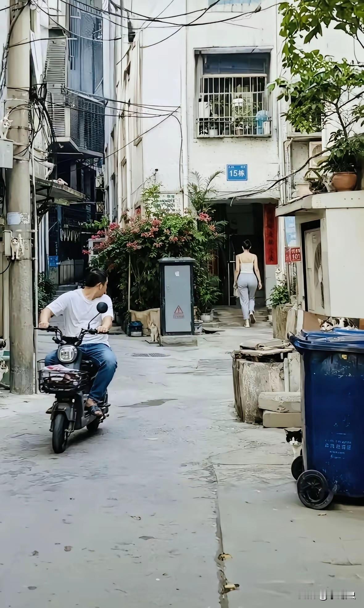 开车别东张西望。现在女人，身材都很好。人家吃饱，要么就做瑜伽，要么就打扮。