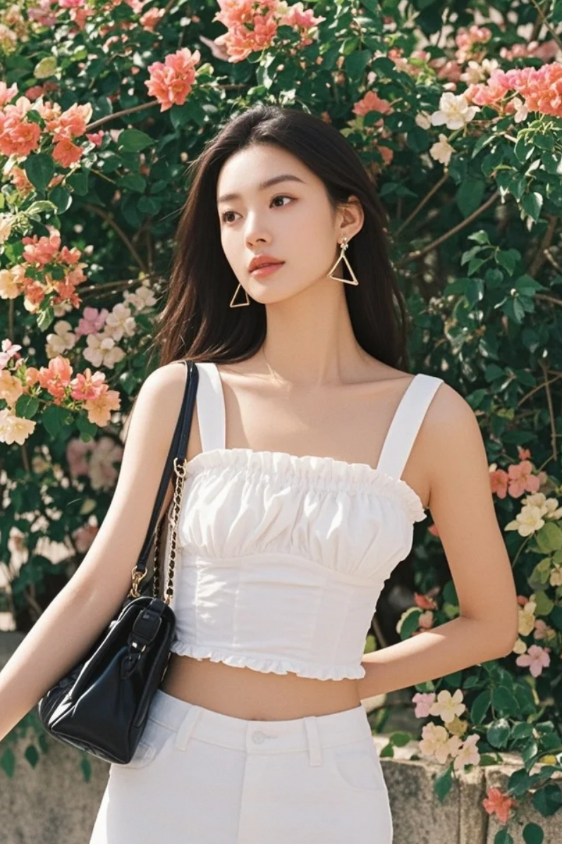 "寻找最美三角梅下的女神"