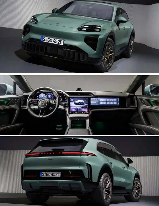 全新保时捷CayenneElectric官图发布弹射模式下1156马力！1