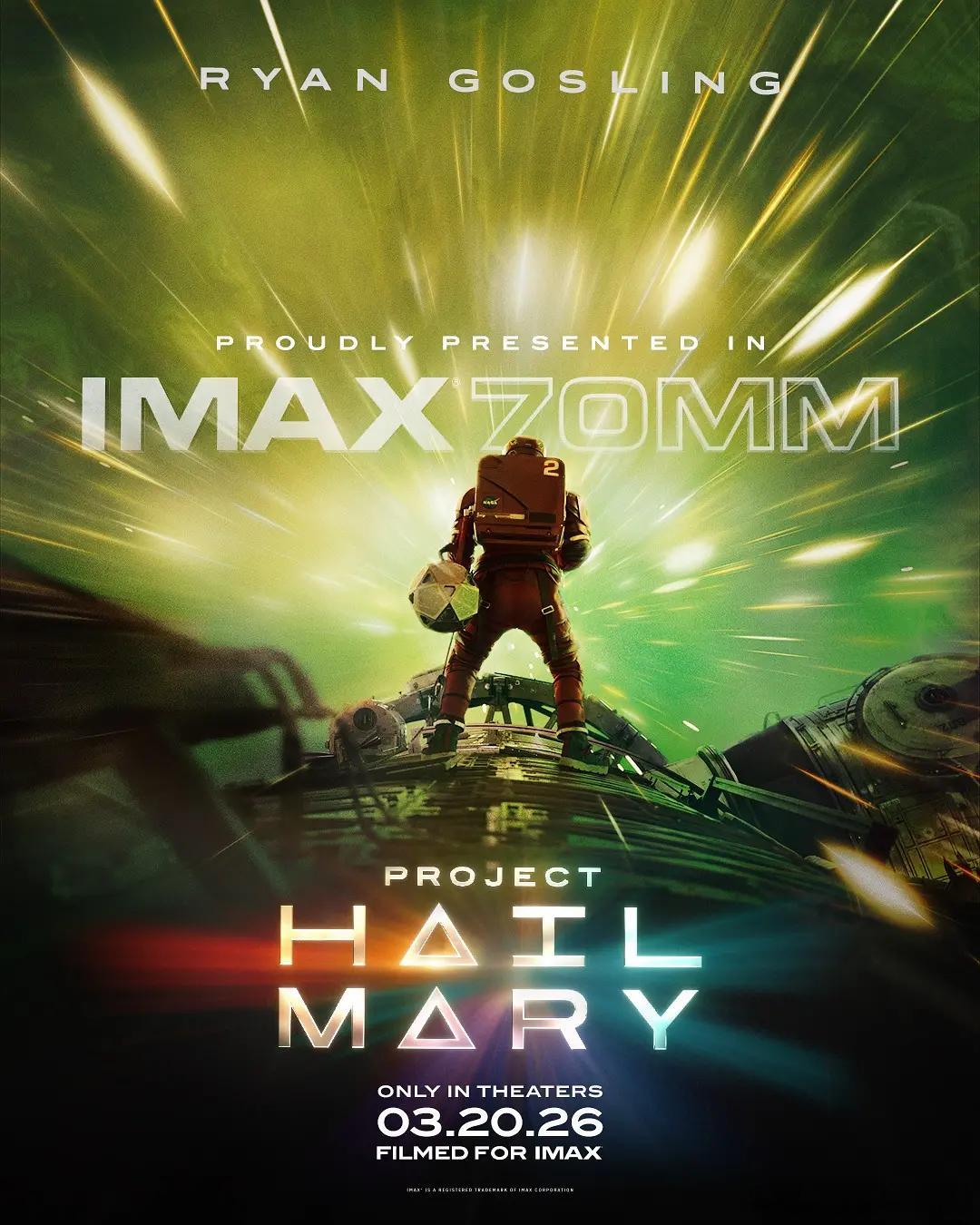 《挽救计划》IMAX票房突破9480万美元，进入IMAX影史票房前二十。以下排名