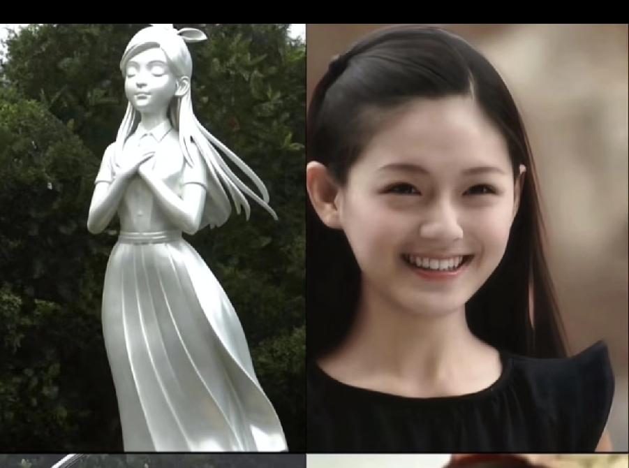 雕像底下那纪念词直接把熙媛的一切都抹得干干净净，通篇全是捧他的深情，大家都记着她