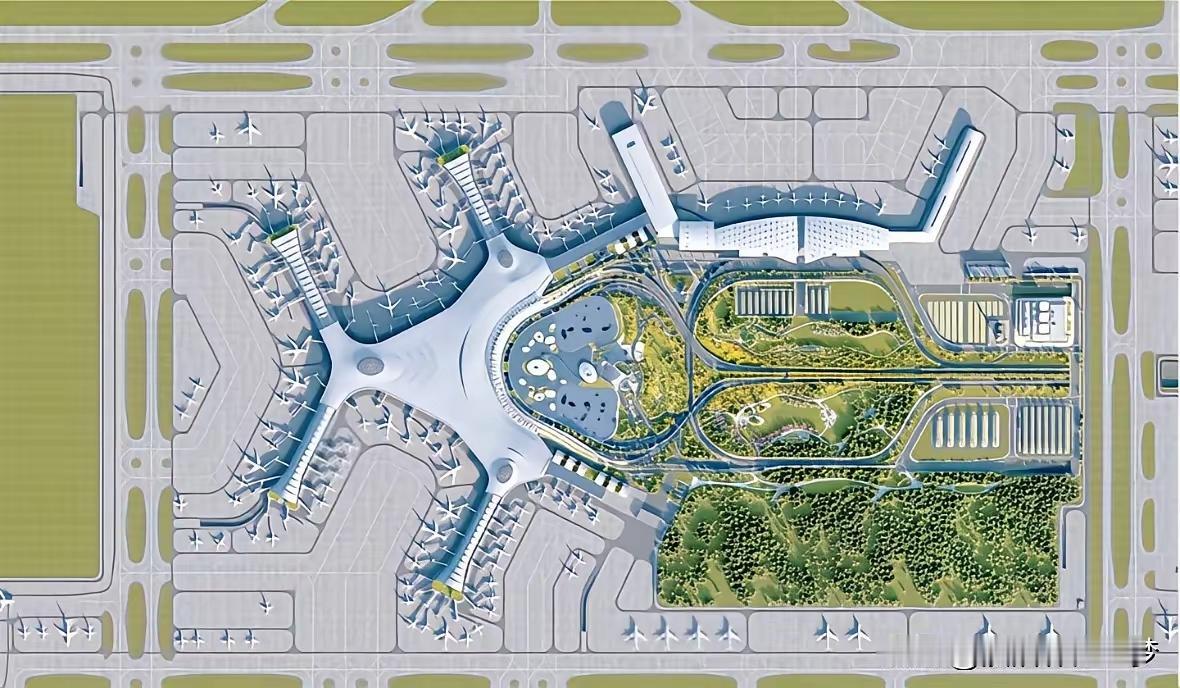 济南机场要建T3航站楼啦，太令人期待！目前济南机场二期改扩建成果初显，新的T2航