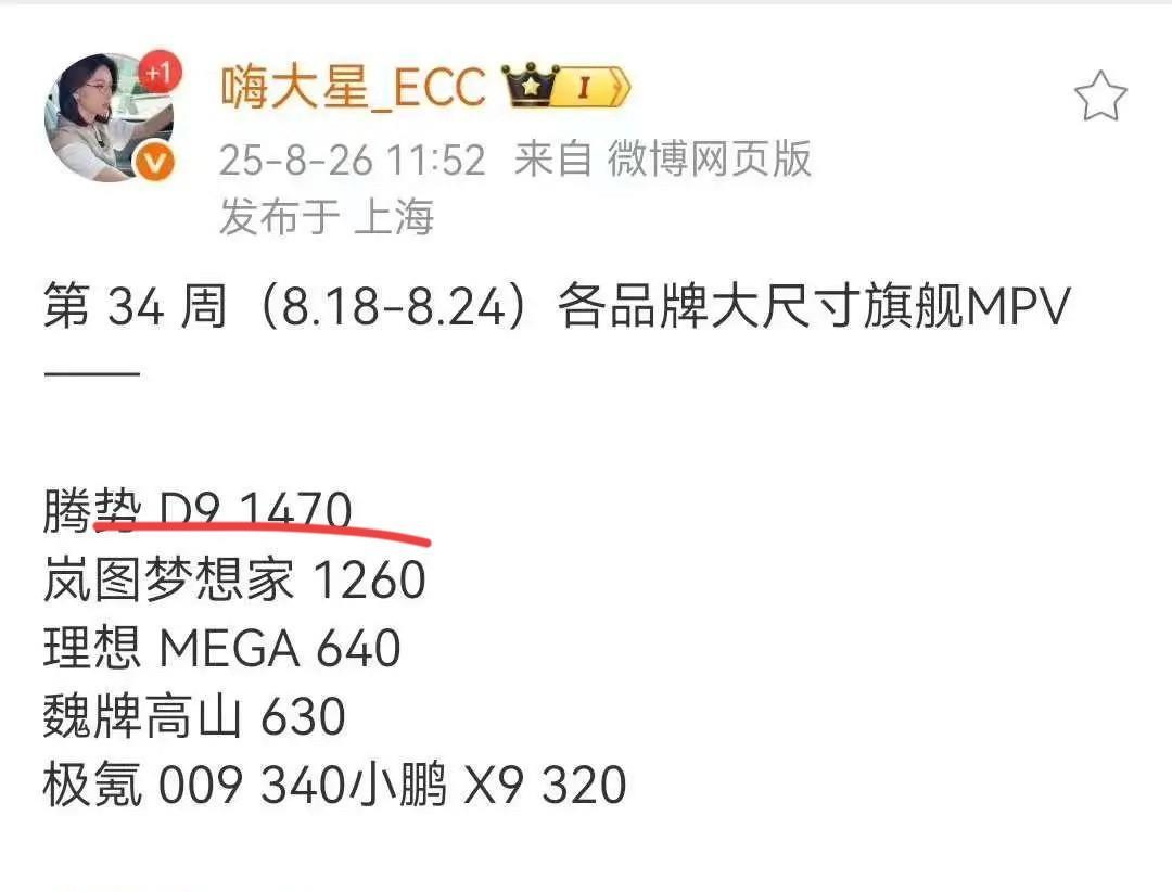 腾势D9：“没错，腾势家族还得靠我扛大旗！没一个靠谱的！”真的，不想说了，腾势