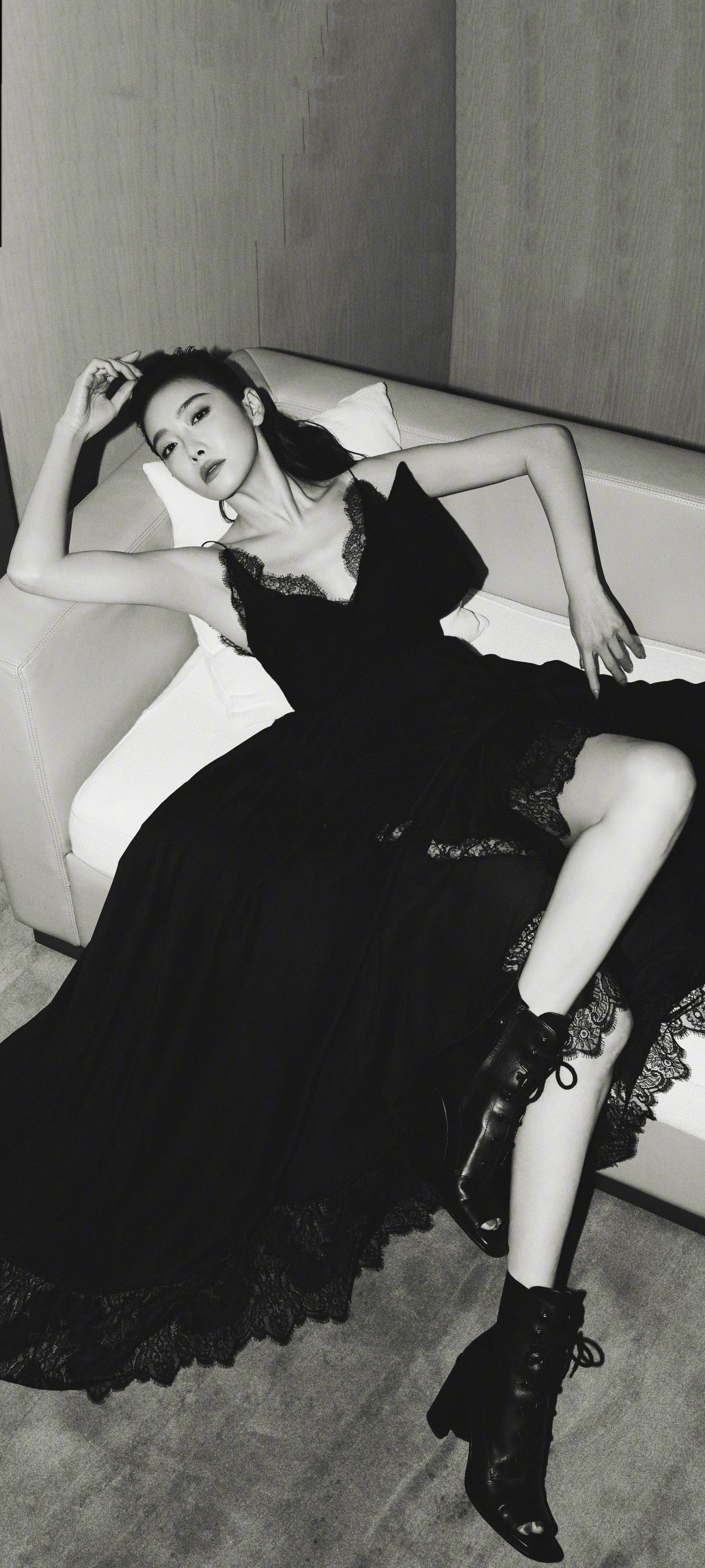 宋茜精美穿搭壁纸：成都的夜，温柔的你。宋茜