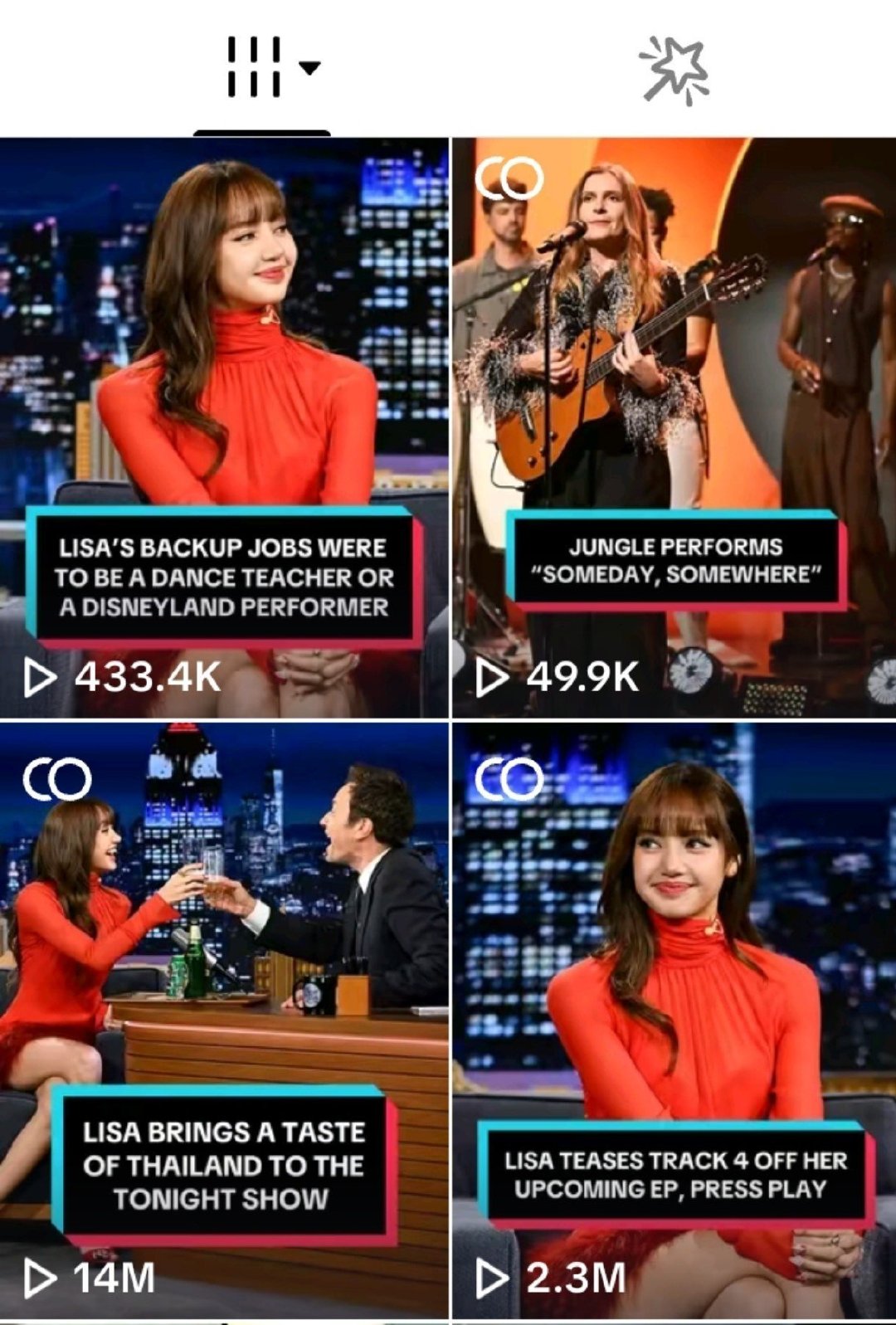 Lisa肥伦秀相关视频短短1天内就超过了200万点赞和1400万观看量。🔥​
