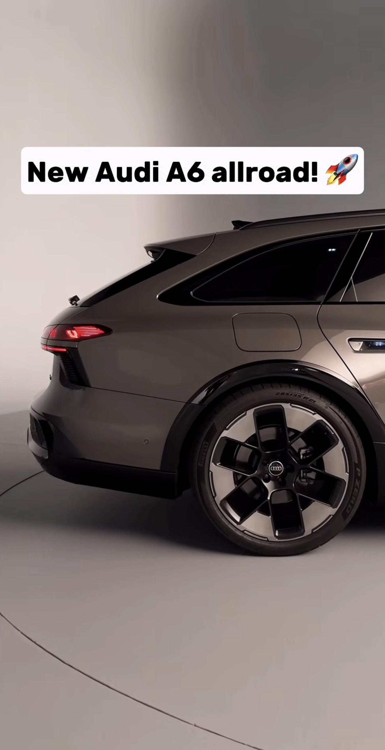 全新奥迪A6 allroad.动力有柴油轻混、插电混动、3.0T燃油...