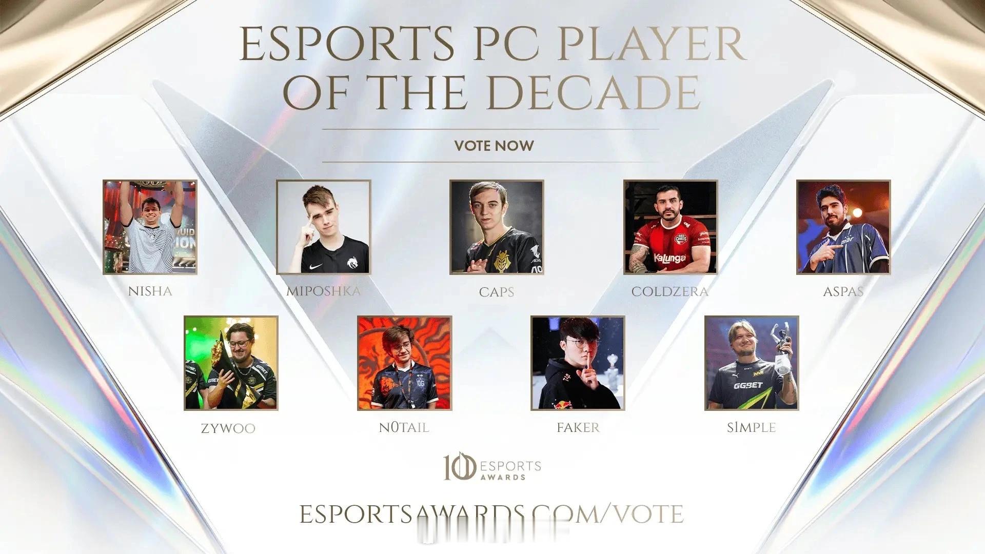 10年最佳PC电竞游戏选手投票开始，你觉得谁会拿下？电子竞技dota2DOTA2
