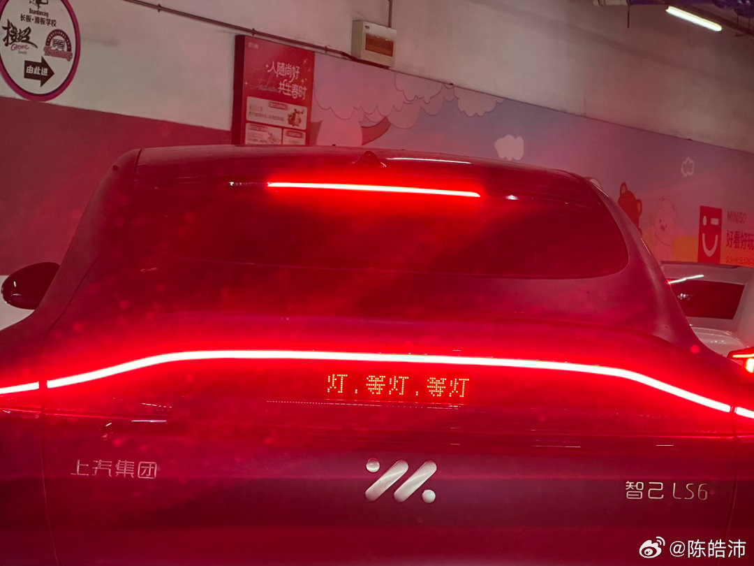 好心让小姐姐先过，看到她车尾竟然写着mememoremore好吧，我当她