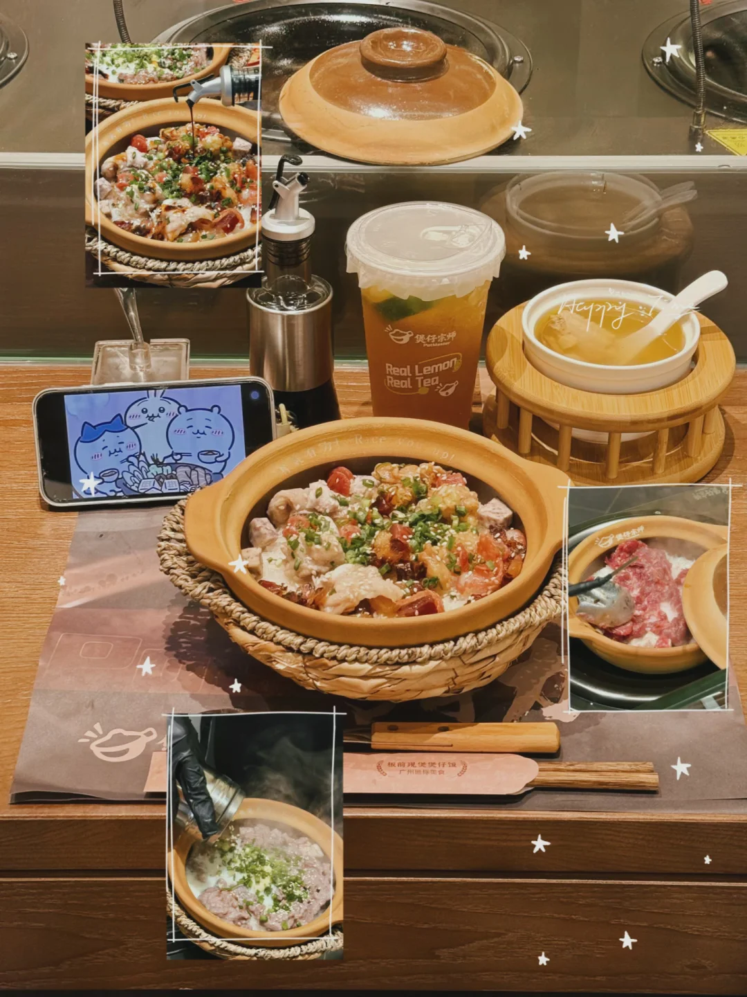 番禺新的！！一人食板前煲仔饭。。。