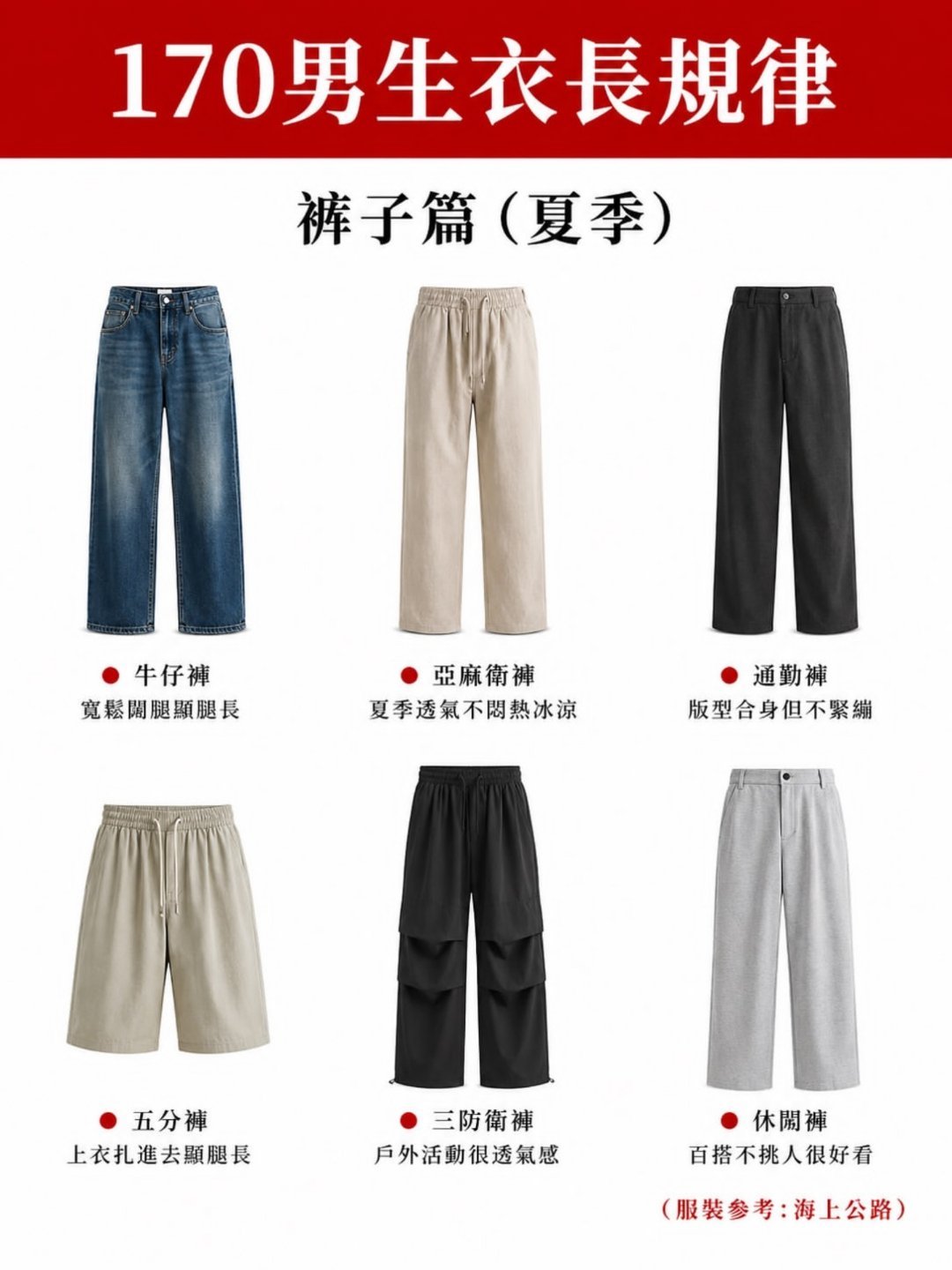 180以下男生穿搭指南