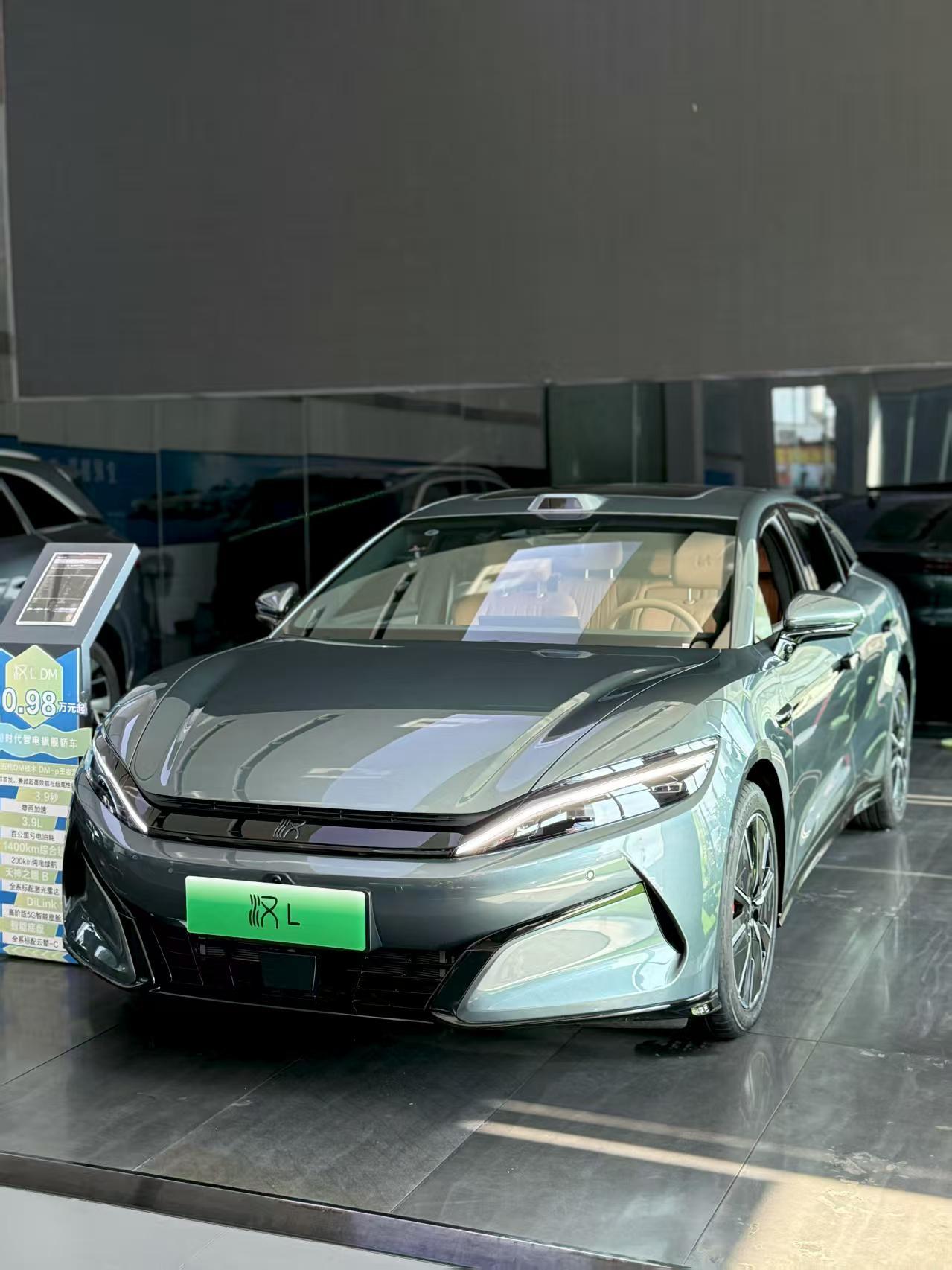 汉L这龙颜设计真耐看。纯电和插混版本都有，延续家族设计的同时，技术也在进化。