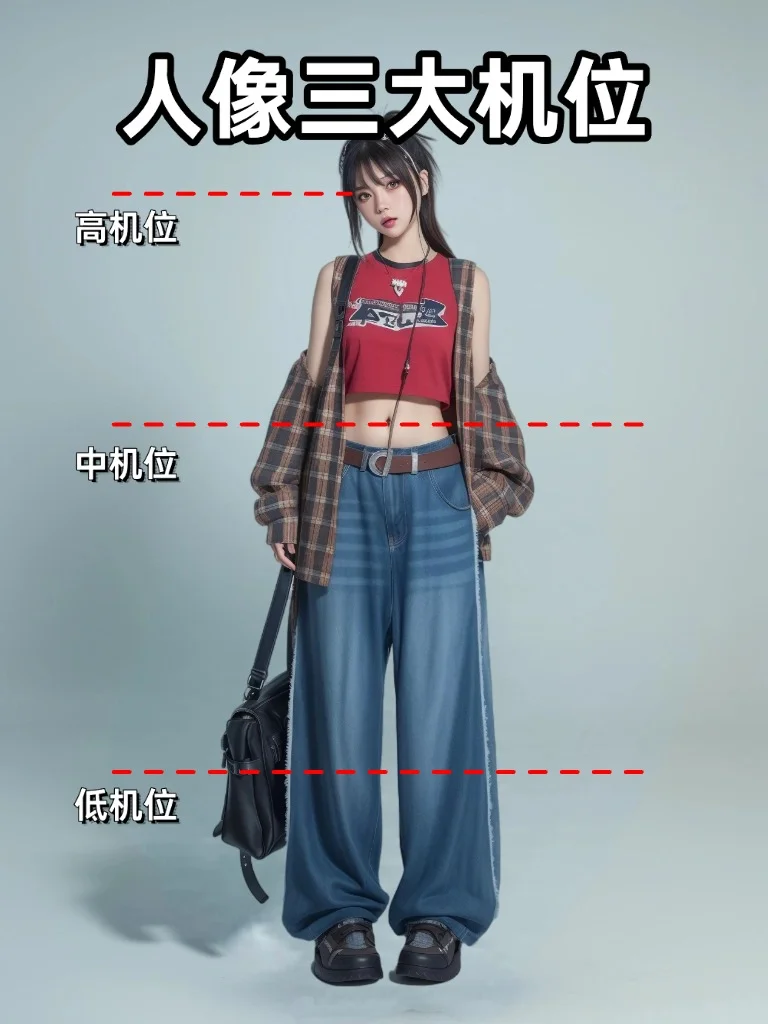 人像摄影的三大拍摄机位！！
