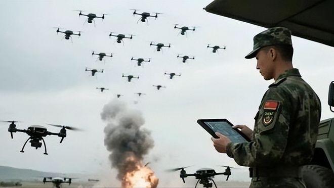 3秒一架！中国无人机蜂群突击铺天盖地，一人控96架，战争规则彻底改写！你敢信