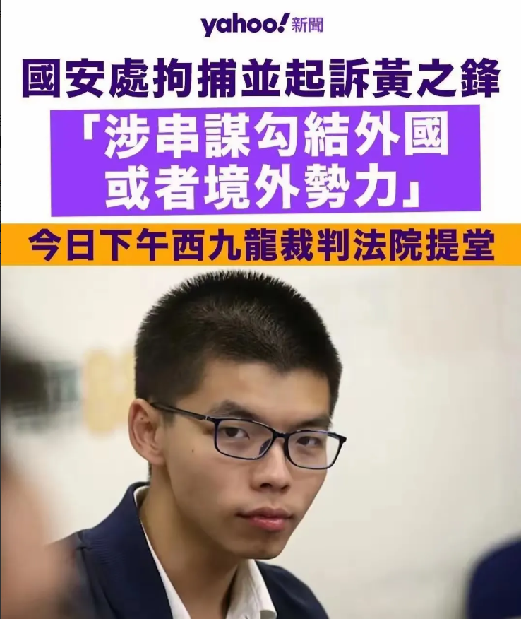 好家伙，原来这个乱港分子是越南人。乱港分子黄之锋今日将要开庭审判了，当初香港政