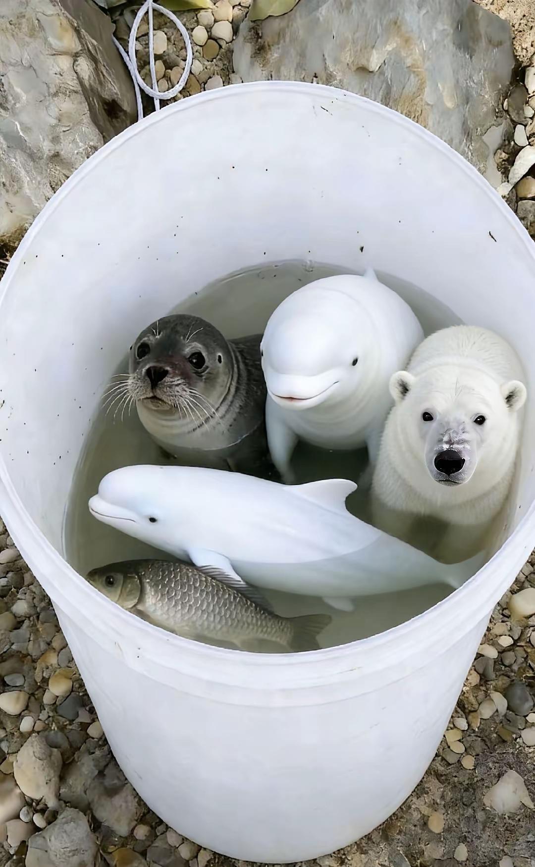 刚刚钓上来的……鲫鱼留着晚上做汤喝……其余的换点钱，都卖它…有要的吗？