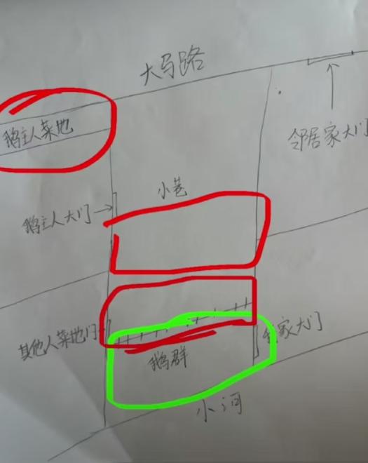 12月12日报道，安徽，女子父母都不在了，她回家上坟，发现大门口被邻居用铁丝网围