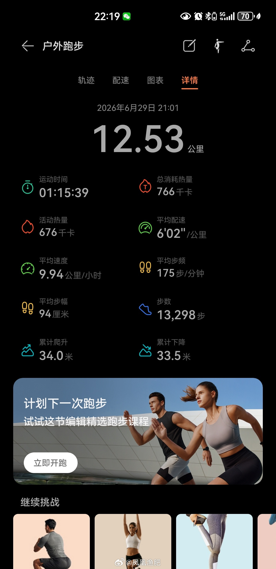气温25度，夜跑12.53公里坚持运动打卡运动就是坚持跑步北京