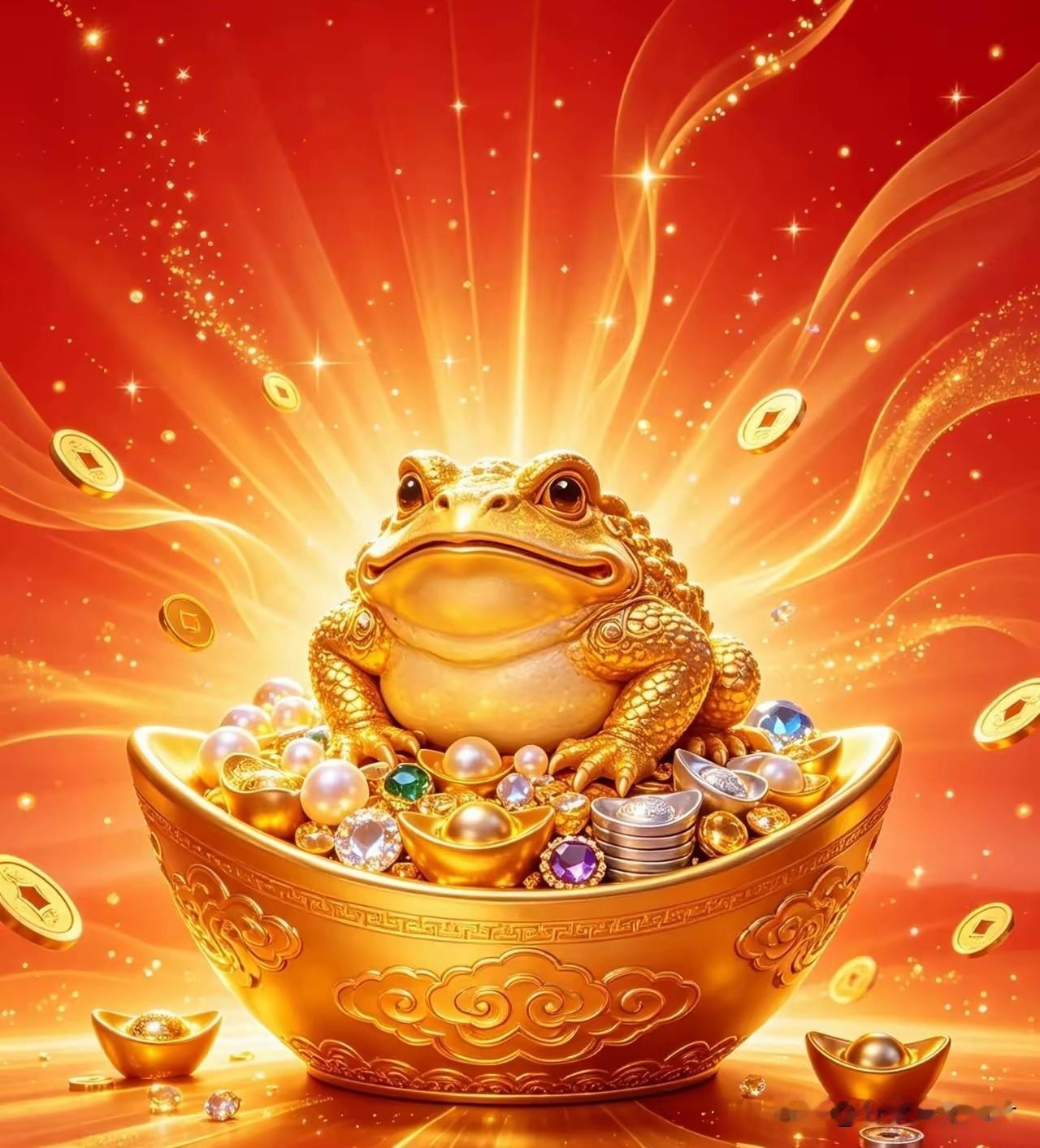 招财金蟾，日进斗金。