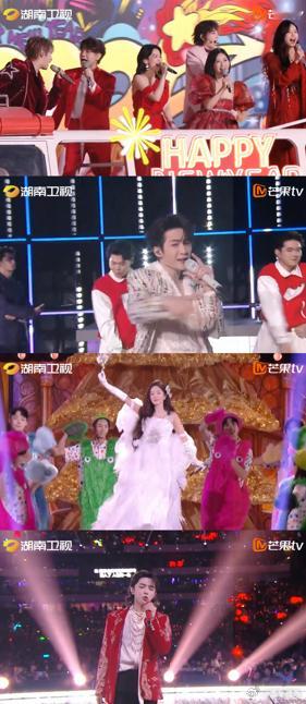 湖南卫视跨年改名湖南卫视跨年演唱会一年一度的芒果跨年，舞台升级了，阵容更强了，