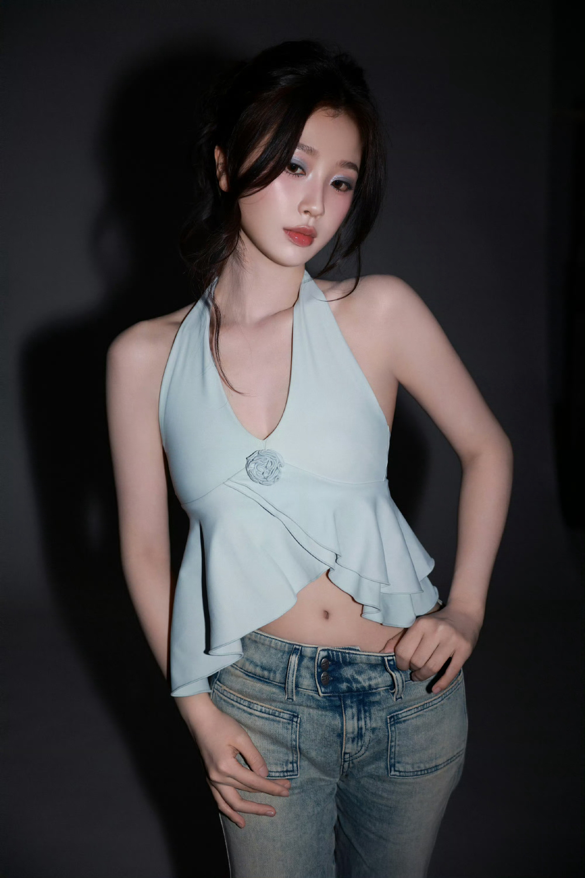 虞书欣张昊玥同框照虞书欣好完美一张脸好适合